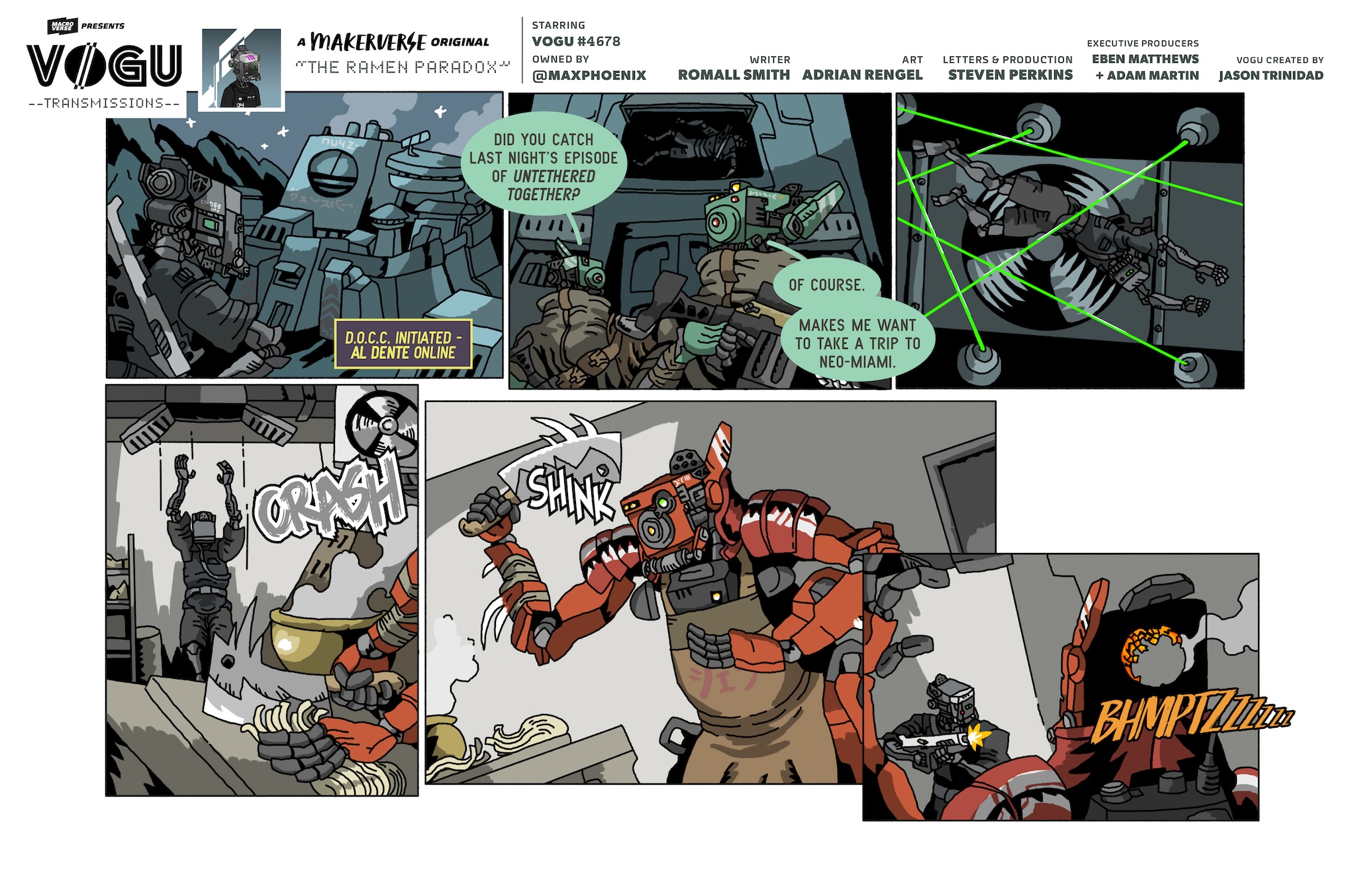The Ramen Paradox, comic sample page one