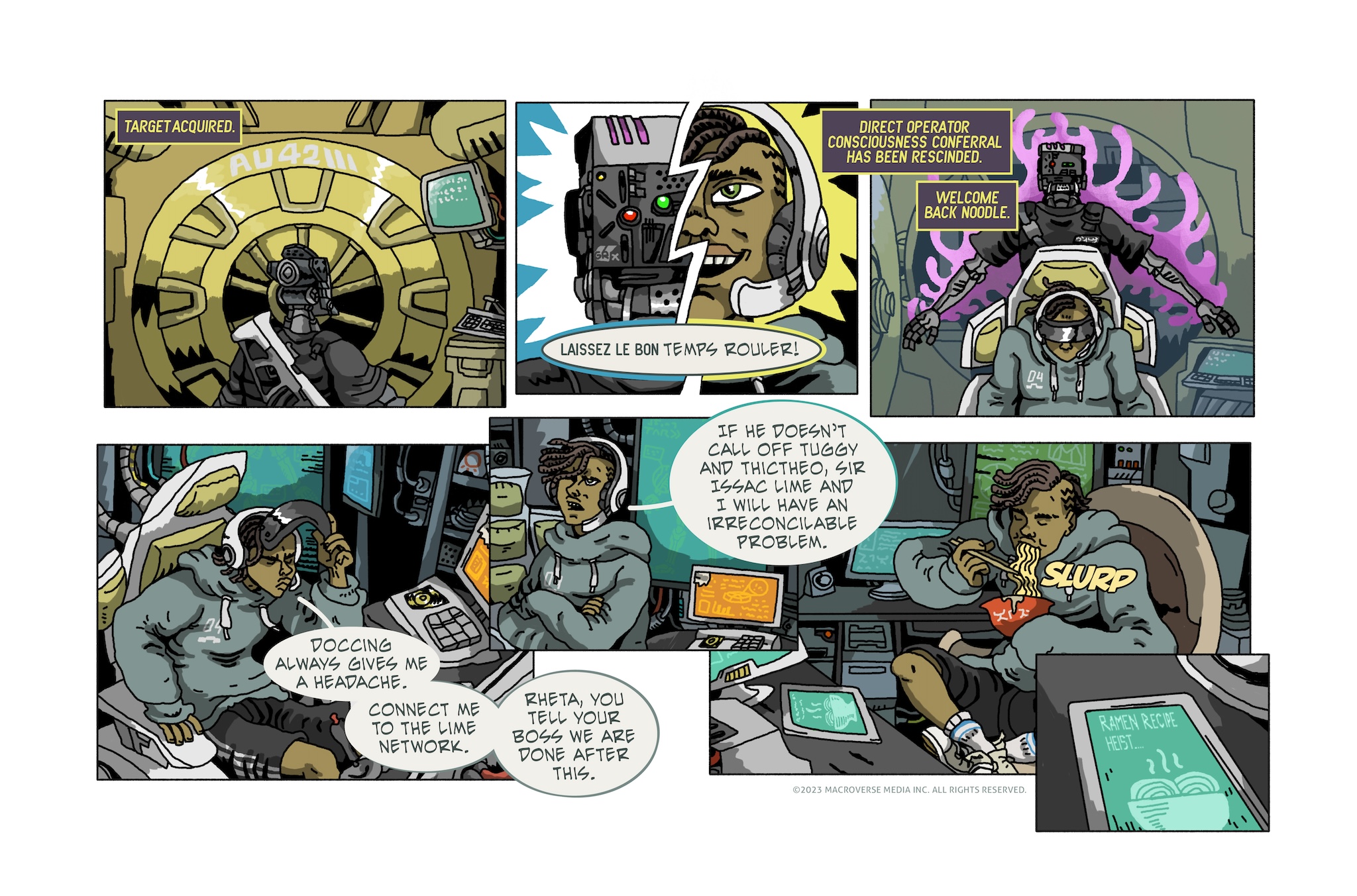 The Ramen Paradox, comic sample page two